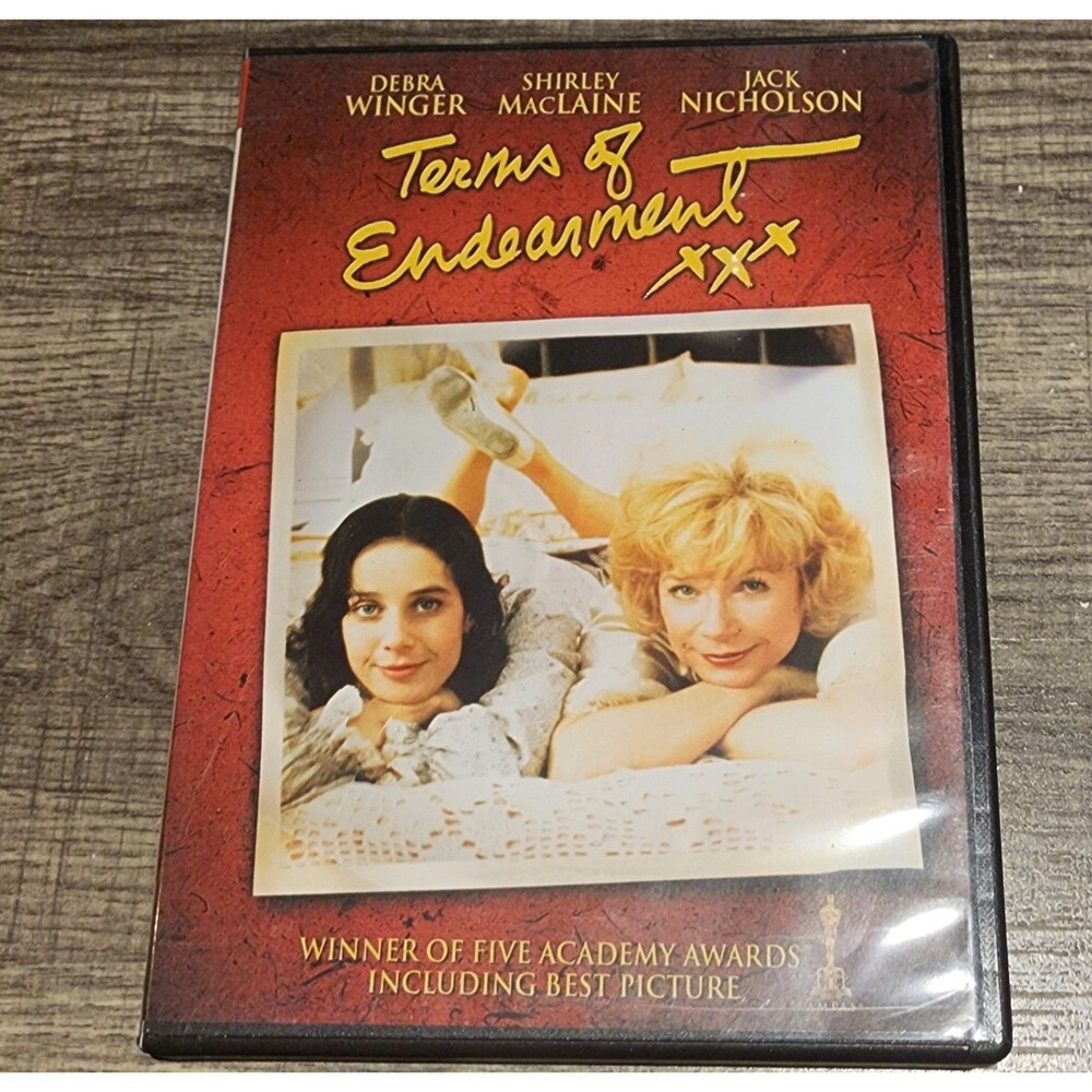 Terms of Endearment DVD Jack Nicholson Shirley MacClaine Debra Winger Comedy PG
